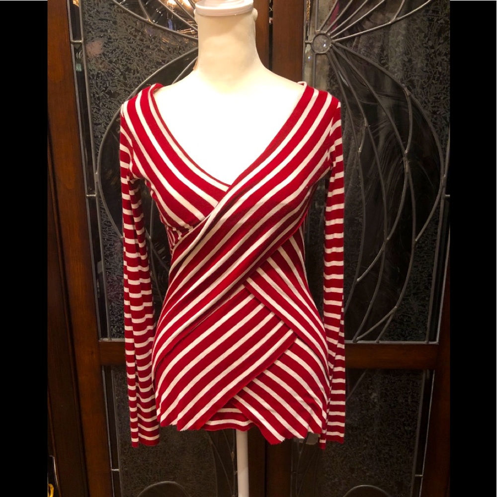 Anthropologie stretchy shirt.